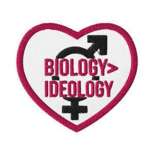 Biology > Ideology Embroidered patch