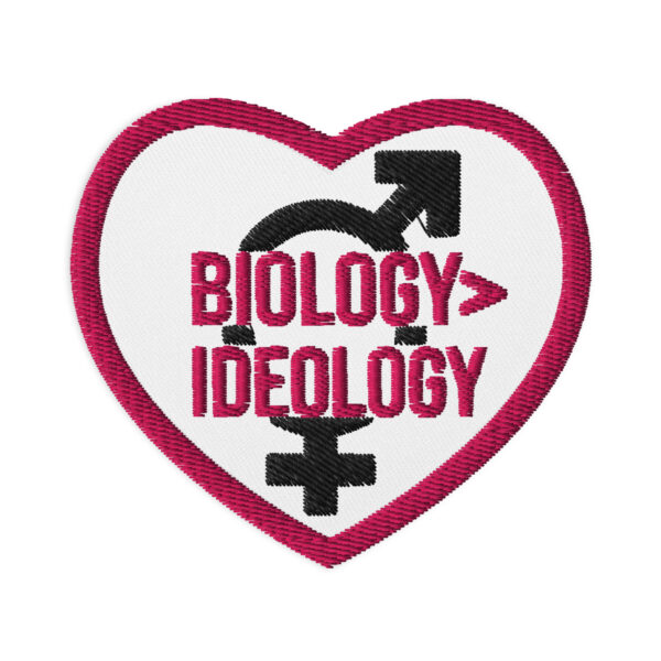 Biology > Ideology Embroidered patch