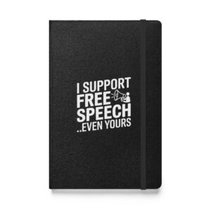 Hardcover bound notebook