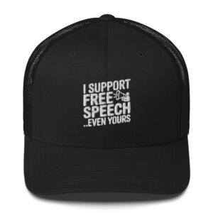 Free Speech Trucker Cap