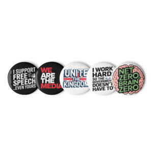 Free Speech Pin Badges