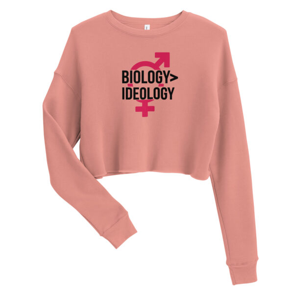 Biology > Ideology Cropped Sweatshirt - Image 2